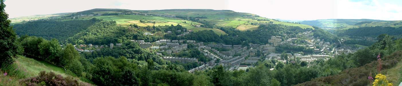 Panoramic View of Hebden Bridge